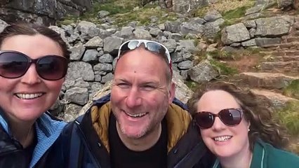 Carew Churches fundraisers practising for 37-mile walk