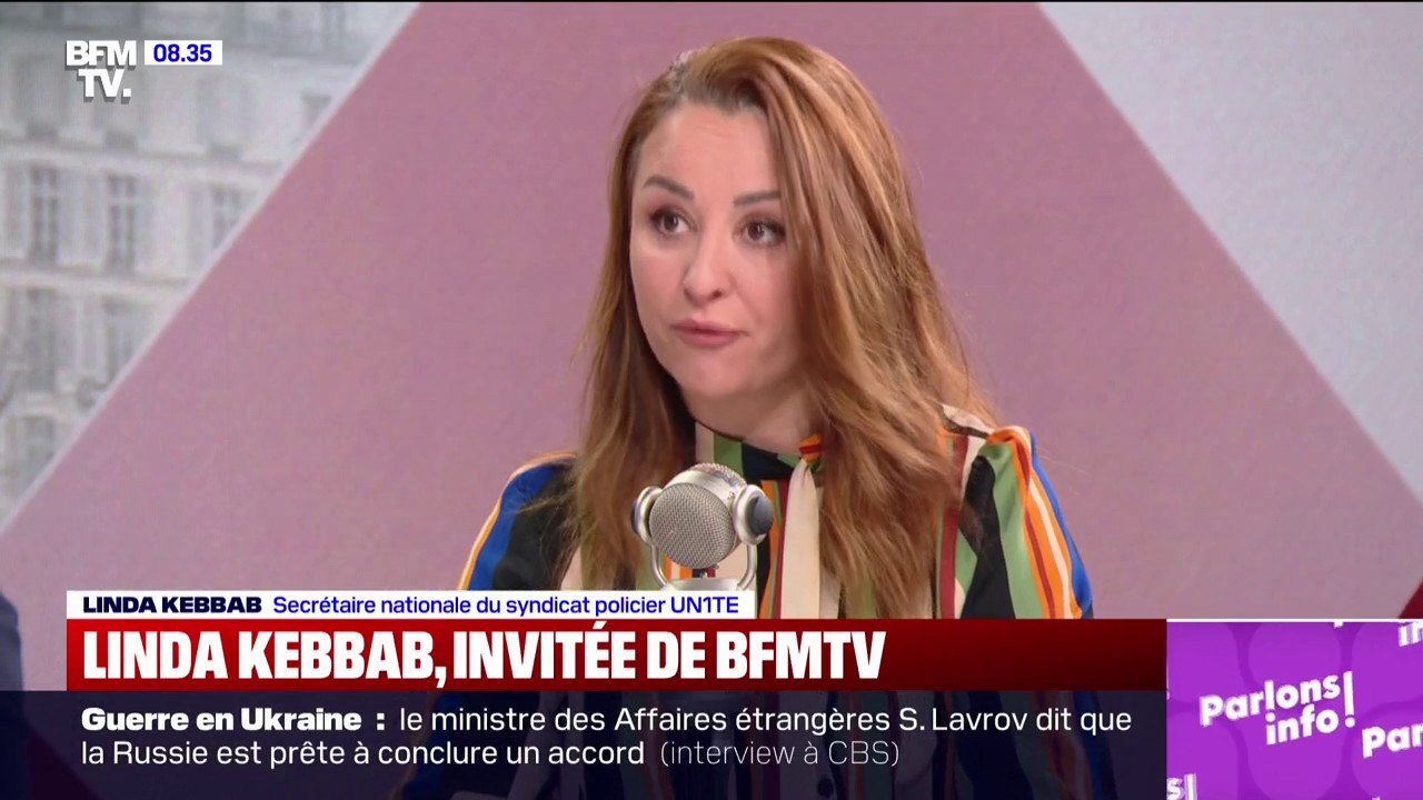 Attaque au couteau à Nantes: Linda Kebbab, secrétaire national du syndicat policier Un1té, dénonce une "banalisation du port du couteau"