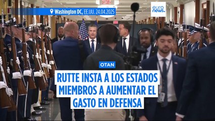 Mark Rutte insta a los aliados a dedicar más fondos a la alianza de la OTAN