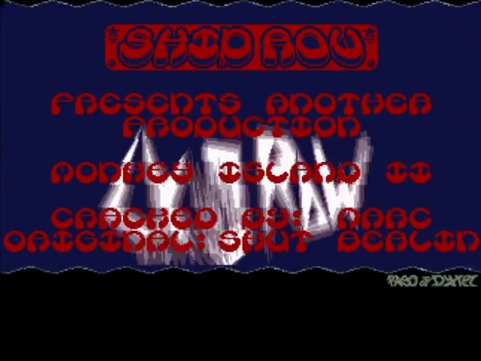 Amiga Cracktro Monkey Island 2 by Skid Row (1992)