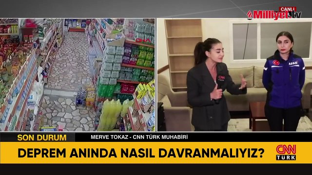 CNN TÜRK AFAD’ın deprem simülasyonunda: Deprem anında nasıl davranmalıyız?