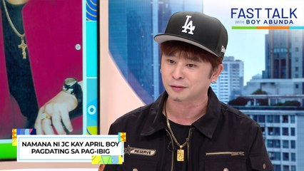 Fast Talk with Boy Abunda: JC Regino, may namana sa ama pagdating sa pag-ibig! (Episode 582)