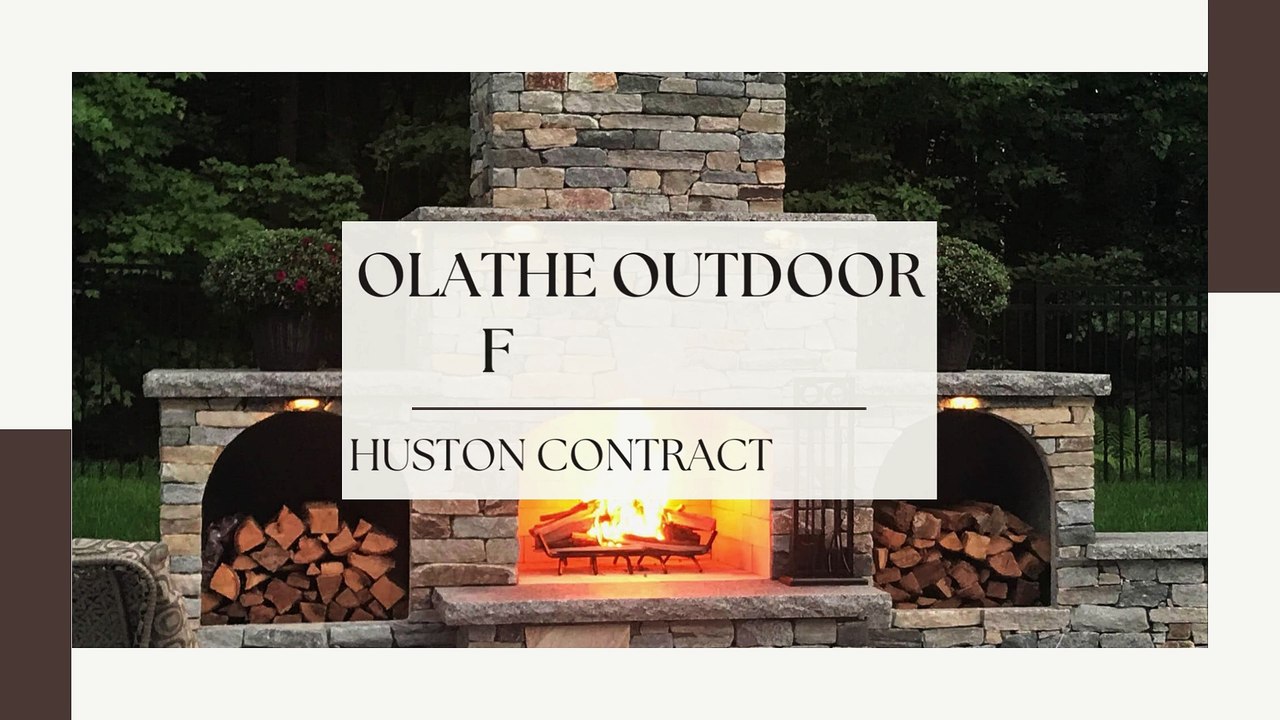 Olathe Outdoor Fireplace – Transform Your Backyard Into a Cozy Retreat