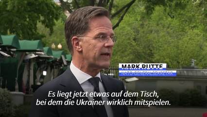 Rutte zu Ukraine-Verhandlungen: "Ball ist im Feld der Russen"