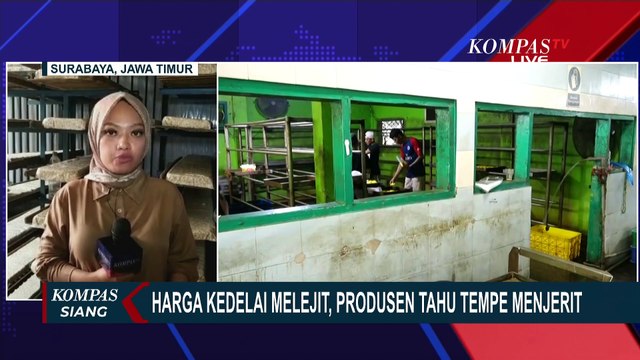Harga Kedelai Melejit, Produsen Tahu Tempe di Surabaya dan Bandung Menjerit