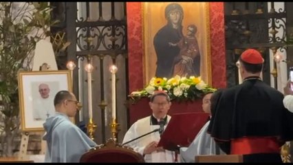 Papa, Il Rosario guidato dal cardinale Tagle a Santa Maria Maggiore