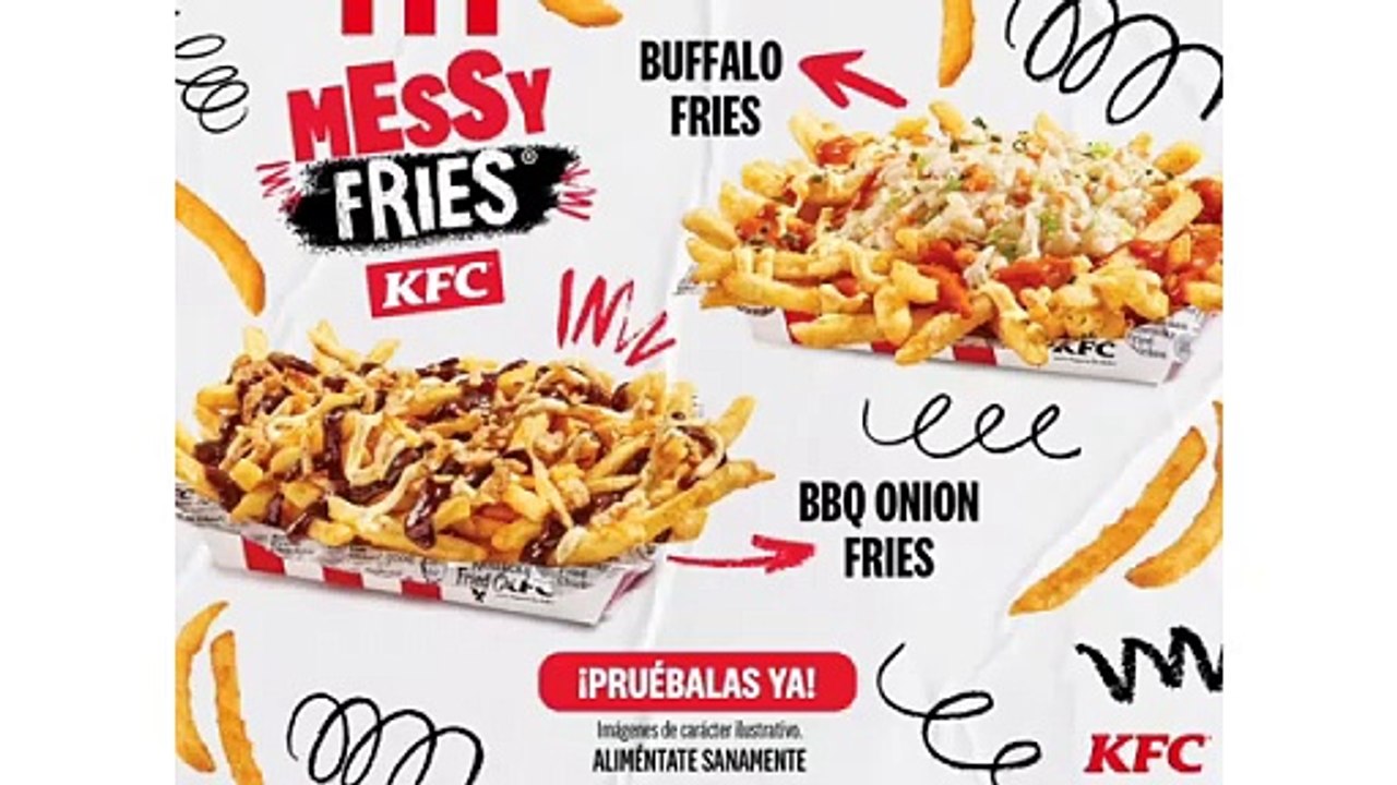 KFC Messy Fries🍟2025