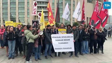 Üniversite öğrencilerinden gözaltı ve tutuklamalara tepki: Mücadelemizi engelleyemeyeceksiniz!