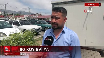 Kahramanmaraş'ta köy evlerinin yapımı sürüyor