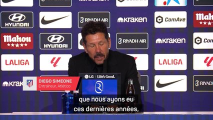 Simeone : “Oblak est le meilleur gardien que nous ayons eu ces dernières années”