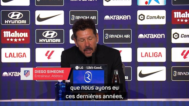 Simeone : “Oblak est le meilleur gardien que nous ayons eu ces dernières années”