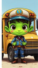 Captain Zain and the Alien School Bus  ⁨@smilentales⁩