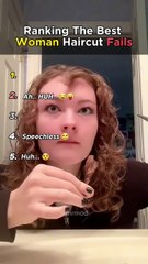 Ranking the Worst Woman Haircut Fails Ever! 😂✂️ | Hilarious Hair Disasters! 🤣 #funny #fails