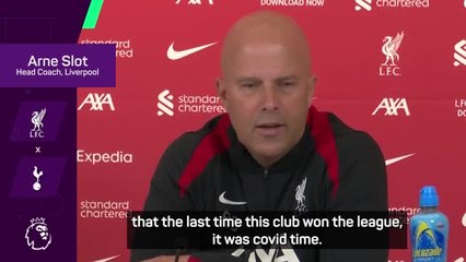 Slot aware of 'big responsibility' as Liverpool on cusp of title