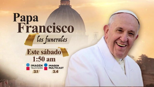 Papa Francisco, los funerales | Imagen Televisión