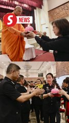 Police Day celebrations: Cops of Buddhist faith gather to pray for nation’s wellbeing