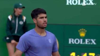 Carlos Alcaraz bangkit Melawan Musetti yang cedera untuk menjadi juara Monte Carlo Masters
