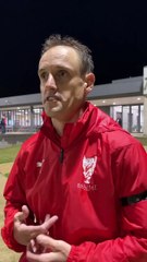 Ballarat coach Ash Baker after win over Lake Wendouree