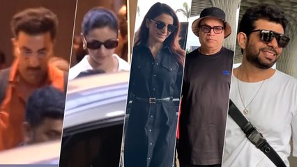 Ranbir Kapoor, Alia Bhatt, Samantha, Vineet Kumar Singh जैसे कई सितारों का एअरपोर्ट पर दिखा ग्लेमरस अंदाज़