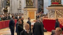 Spalletti con Gravina e Buffon in San Pietro per l'omaggio a papa Francesco
