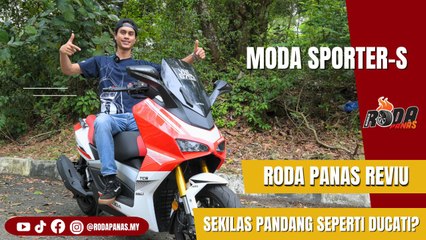RODA PANAS REVIU |. MODA Sporter S Skuter Bayangan Superbike