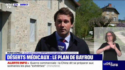 François Bayrou souhaite deux jours de consultation tous les mois dans les déserts médicaux pour les médecins