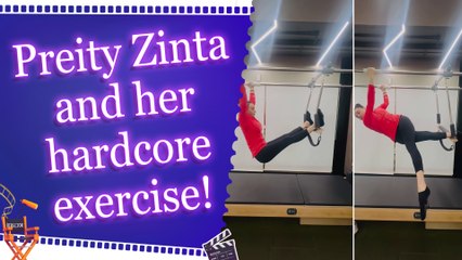 Preity Zinta Shares Easy Spinal-Friendly Exercises for a Healthier You 💪