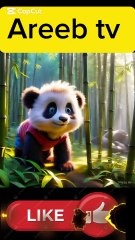 Cute panda cub and king cobra story