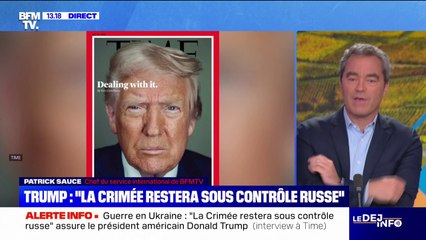 Donald Trump: "La Crimée restera sous contrôle russe"