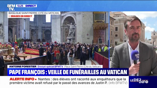Funérailles du pape: les fidèles se pressent à la Basilique Saint-Pierre avant la fermeture du cercueil ce soir