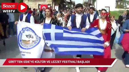 Girit’ten Side’ye Kültür ve Lezzet Festivali başladı