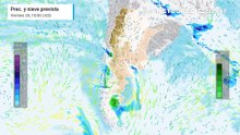 El Servicio Meteorológico Nacional alerta por la bajada del Zonda y el avance de fuertes tormentas en las próximas horas
