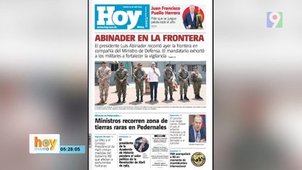 Titulares prensa dominicana viernes 25 de abril  2025 | Hoy Mismo