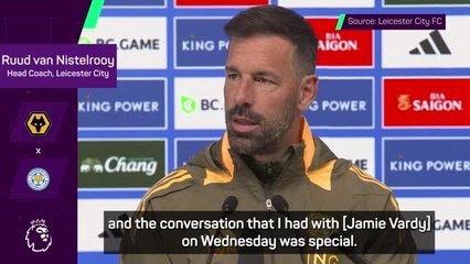 Vardy the best player to ever play for Leicester - Van Nistelrooy