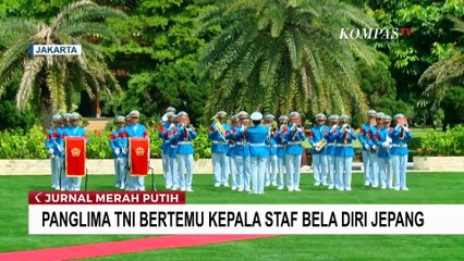 Momen Panglima TNI Agus Subiyanto Terima Kunjungan Kepala Staf Bela Diri Jepang