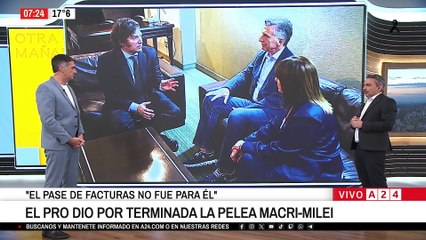 🔴 EL PRO DIO POR TERMINADA LA PELEA MACRI-MILEI: "EL PASE DE FACTURAS NO FUE PARA ÉL"