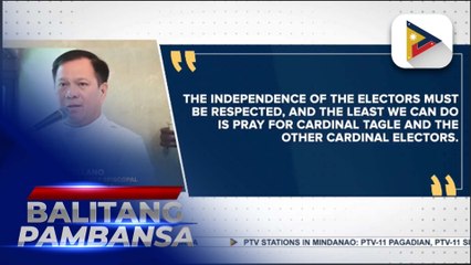 CBCP, nanawagan sa publiko na iwasan ang pagkampanya kay Cardinal Tagle na maging Santo Papa