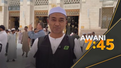 Solat Jumaat pertama petugas media di Masjid An Nabawi