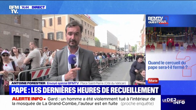 Quand le cercueil du pape sera-t-il fermé? BFMTV répond à vos questions