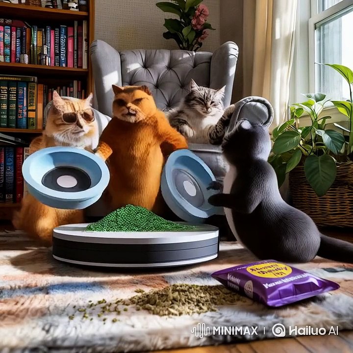 cats enjoying
