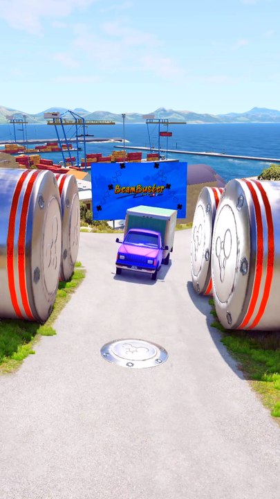 Cars & Evacuator Truck vs Crushers - BeamNG.Drive