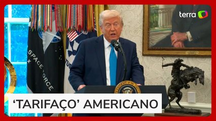 Brasil 'ficou rico' cobrando tarifas sobre os Estados Unidos, afirma Trump em entrevista