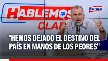 Nicolás Lúcar: "Hemos dejado el destino del país en manos de los peores"