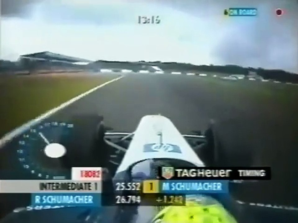 F1 – Ralf Schumacher (Williams BMW V10) Onboard – Great Britain 2002