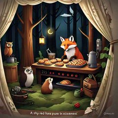 Moonlit Morsels: The Secret Forest Bakery