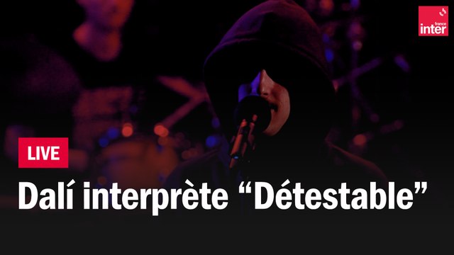Dalí interprète Détestable en live au studio 104