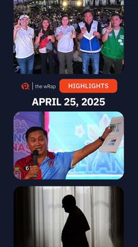 Today's headlines: Sara & Isko, China propaganda, Pope Francis | The wRap | April 25, 2025