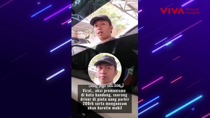 MENGGILA! Tukang Parkir Minta Tarif Parkir Rp200 Ribu