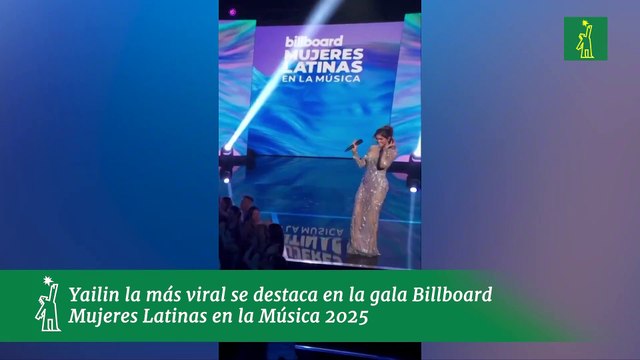 Yailin la más viral se destaca en la gala Billboard Mujeres Latinas en la Música 2025