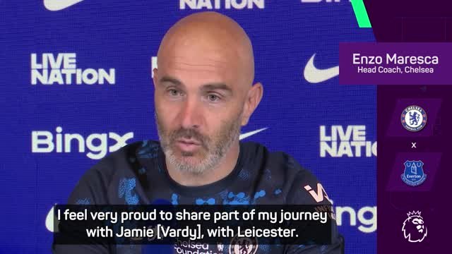 Maresca praises 'legend' Vardy after Leicester exit decision